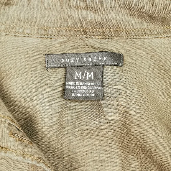 Tan Button-Up Shirt - Picture 8 of 9